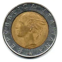 Itália - 1984 - 500 Lire - MBC - Foto 2