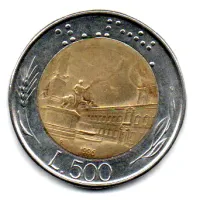 Itália - 1986 - 500 Lire - MBC