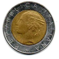 Itália - 1987 - 500 Lire - MBC - Foto 2