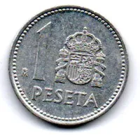 Espanha - 1984 - 1 Peseta - Foto 2