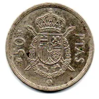 Espanha - 1980 (Data Dentro das Estrelas) - 50 Pesetas