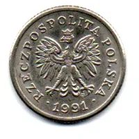 Polônia - 1991 - 20 Groszy