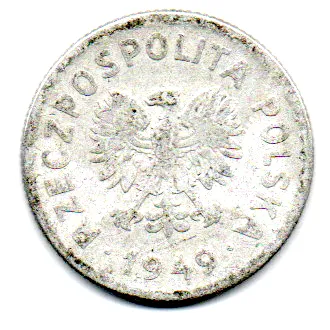 Polônia - 1949 - 1 Zloty