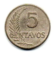 Peru - 1934 - 5 Centavos - Foto 2