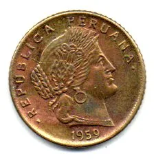Peru - 1959 - 5 Centavos