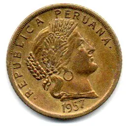 Peru - 1957 - 10 Centavos