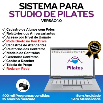 Sistema para Gerenciar Studio de Pilates v1.0