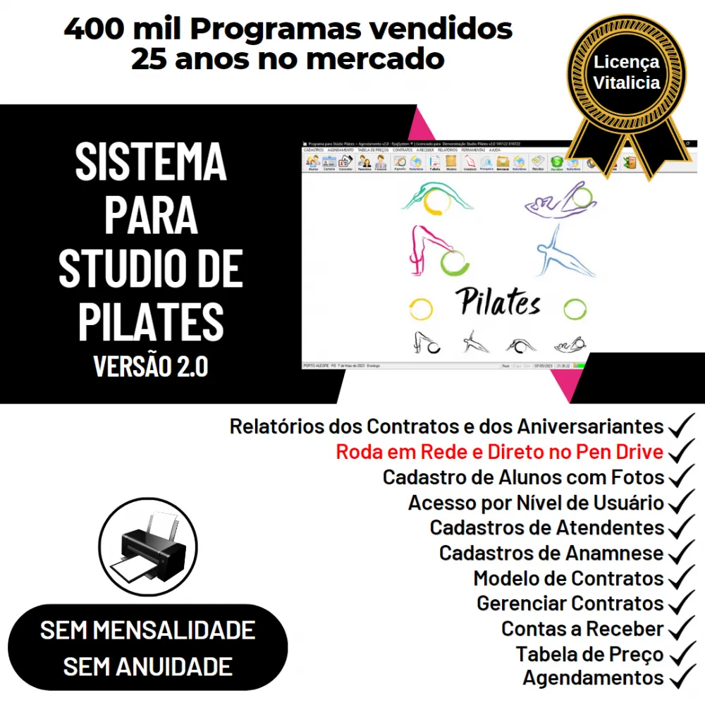 Sistema para Gerenciar Studio de Pilates com Agendamento v2.0