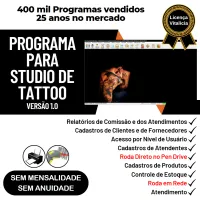 Programa Studio Tattoo + Atendimento e Comanda v1.0 — imagem principal
