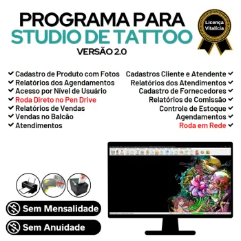 Programa Studio Tattoo + Atendimento e Agendamento v2.0