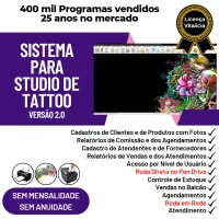 Software Studio Tattoo + Atendimento e Agendamento v2.0 — imagem principal