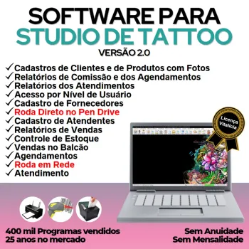 Sistema Studio Tattoo + Atendimento e Agendamento v2.0
