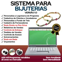 Sistema Para Bijuterias E Acessórios + Estoque + Vendas 1.0