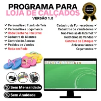 Programa Para Loja De Calçados + Pedido Vendas E Estoque 1.0 — imagem principal