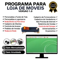 Programa Para Loja De Moveis Com Pedido Vendas E Estoque 1.0 — imagem principal