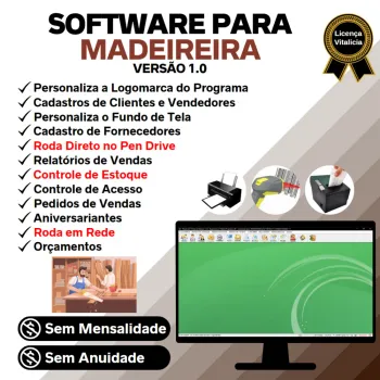 Software Para Madeireira E Pedido De Vendas + Estoque V1.0