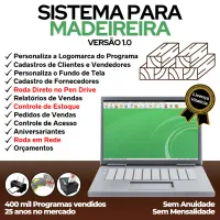 Sistema Para Madeireira E Pedido De Vendas + Estoque V1.0 — imagem principal