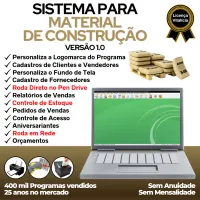 Sistema Para Material De Construção + Vendas E Estoque V1.0 — imagem principal
