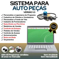 Sistema Para Auto Peças Com Pedido De Vendas E Estoque V1.0 — imagem principal