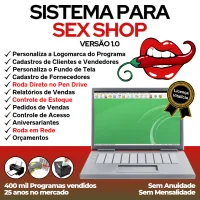 Sistema Para Sex Shop Com Pedido De Vendas + Estoque V1.0 — imagem principal
