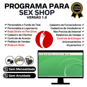 Programa Para Sex Shop Com Pedido De Vendas + Estoque V1.0