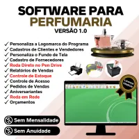 Software Para Perfumaria + Controle De Estoque E Vendas V1.0 