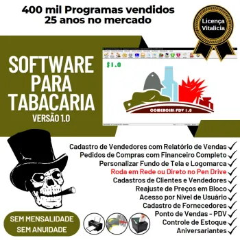 Software Pdv Para Tabacaria Com Estoque E Financeiro V1.0