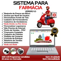 Sistema Pdv Para Farmácia + Estoque E Financeiro V1.0 — imagem principal