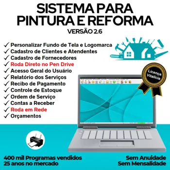 Sistema Para Orçamento E Serviço De Pintura E Reforma 2.6