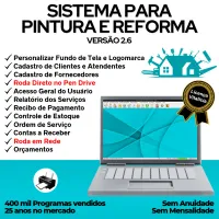 Sistema Para Orçamento E Serviço De Pintura E Reforma 2.6 — imagem principal