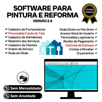 Software Para Orçamento E Serviço De Pintura E Reforma 2.6