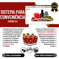 Sistema para Conveniência Com Pdv + Controle De Estoque E Financeiro V2.0 — imagem principal