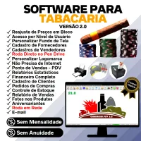 Software Para Tabacaria Pdv , Estoque E Financeiro V2.0 Plus — imagem principal