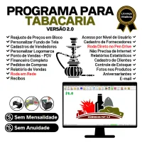 Programa Para Tabacaria Pdv , Estoque E Financeiro V2.0 Plus — imagem principal