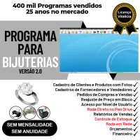 Programa Para Bijuterias Com Estoque + Vendas Financeiro 2.0