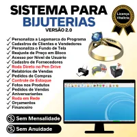 Sistema Para Bijuterias Com Estoque + Vendas Financeiro 2.0