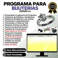 Programa Para Bijuterias Com Estoque E Financeiro V3.0 Plus — imagem principal