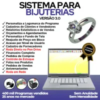 Sistema Para Bijuterias Com Estoque E Financeiro V3.0 Plus — imagem principal