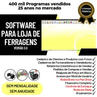 Software Para Ferragens Com Estoque E Financeiro V3.0 Plus — imagem principal