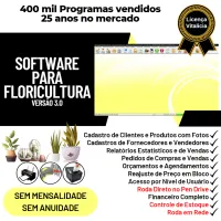 Software Para Floricultura Com Estoque E Financeiro 3.0 Plus