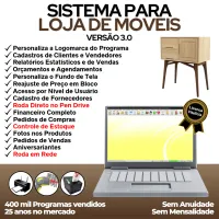 Sistema Para Loja De Moveis Com Estoque E Financeiro V3.0 — imagem principal