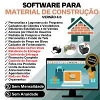 Software Para Material De Construção Estoque Financeiro V4.0