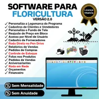 Software Para Floricultura + Estoque + Vendas Financeiro 2.0 — imagem principal
