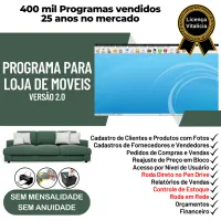 Programa Loja De Moveis Com Venda + Estoque Financeiro V2.0 — imagem principal