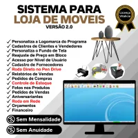 Sistema Loja De Moveis Com Venda + Estoque Financeiro V2.0