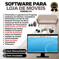Software Loja De Moveis Com Venda + Estoque Financeiro V2.0