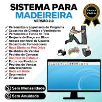 Sistema Para Madeireira + Estoque + Vendas + Financeiro 2.0