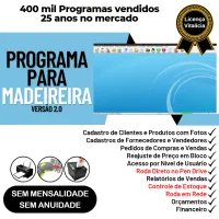 Programa Para Madeireira + Estoque + Vendas + Financeiro 2.0