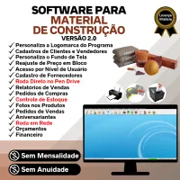 Software Material De Construção Venda Estoque Financeiro 2.0 — imagem principal