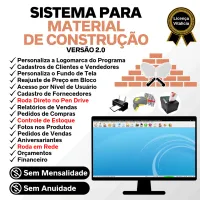 Sistema Material De Construção Venda Estoque Financeiro 2.0